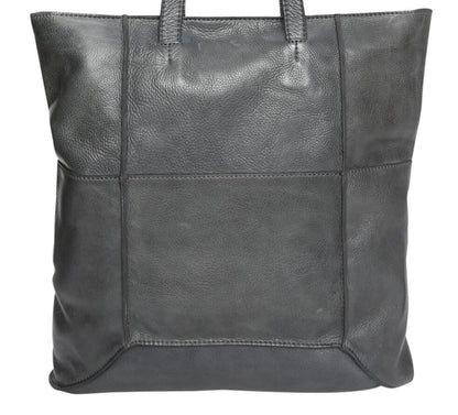 Steel Leather Stud Handbag 