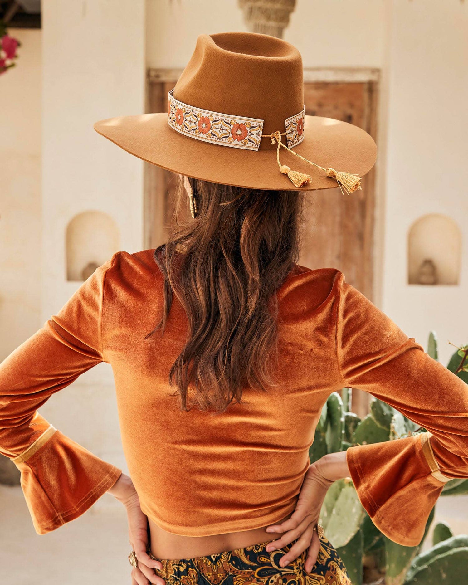 FBS x Nine Lives Bazaar – Rust - Festival Hat