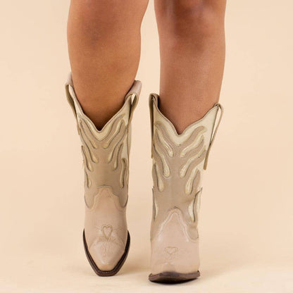 PRE ORDER. La Pintura Goodyear Welted Flames Beige