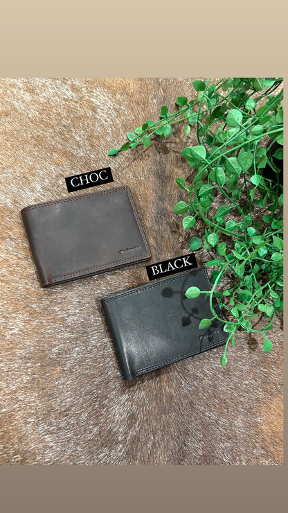 Plain Leather Wallet 