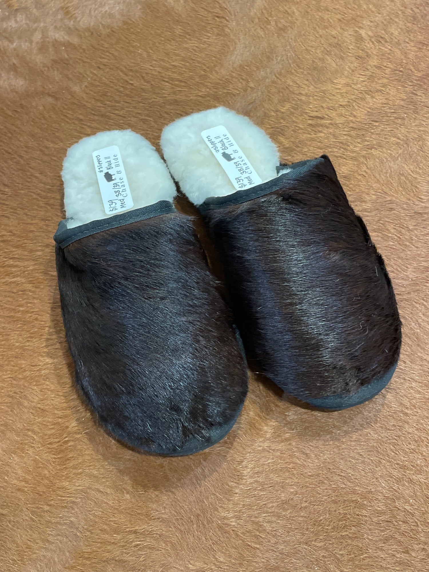 Cowhide Slippers
