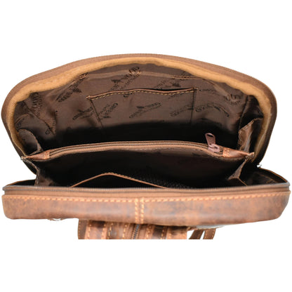 Leather Backpack Sandal - Anna GW193042SAN