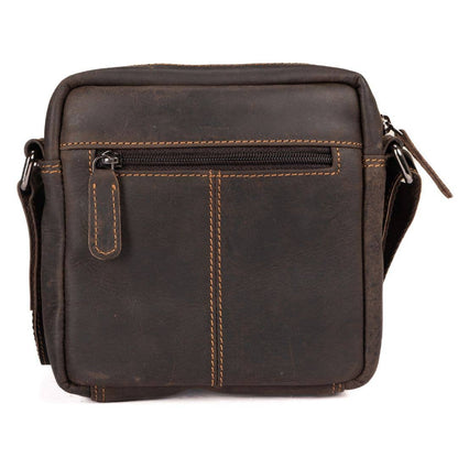 Leather Shoulder Bag Oliver- Brown GW355012BRN