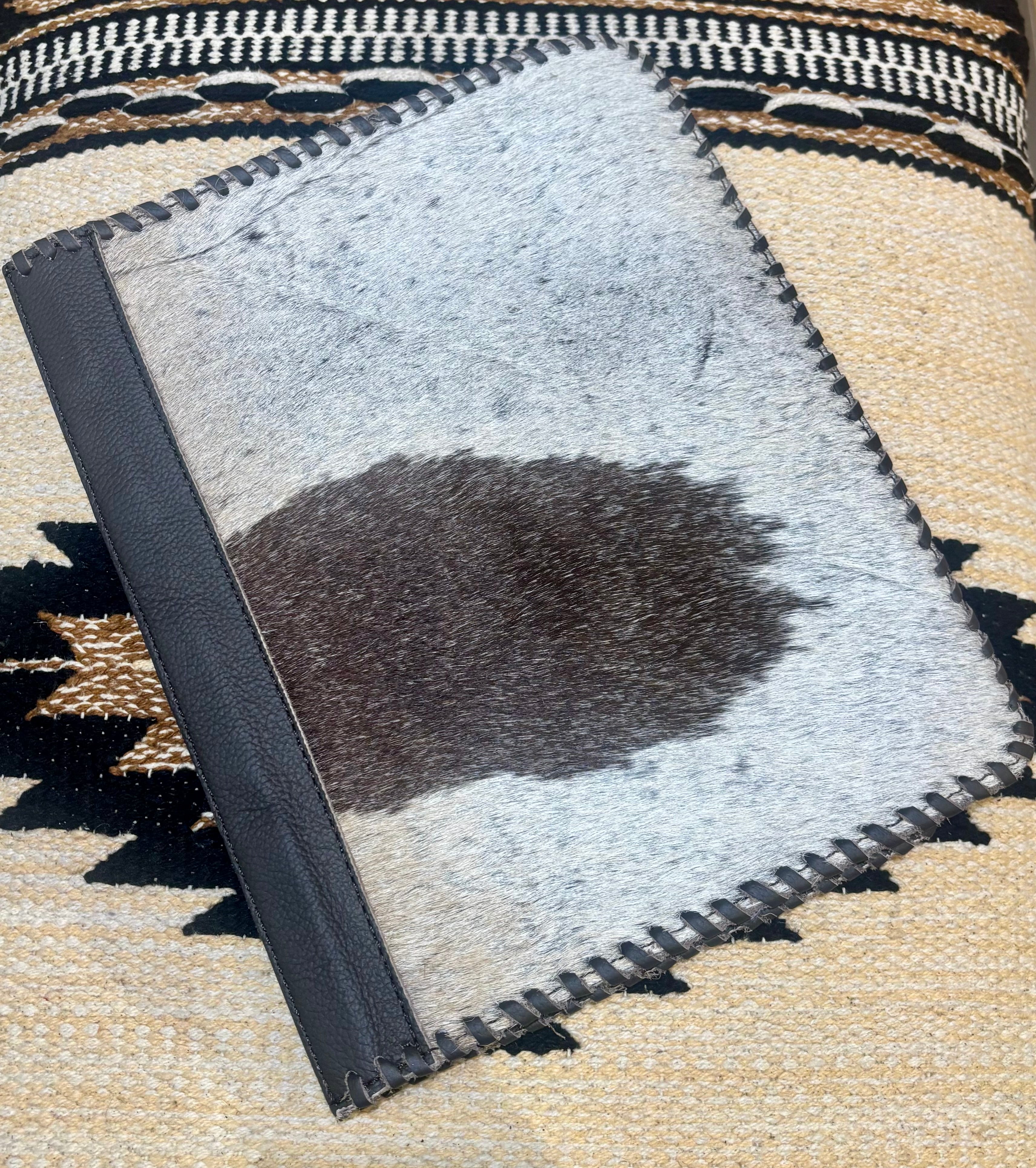 Genuine Cow Hide Book Cover