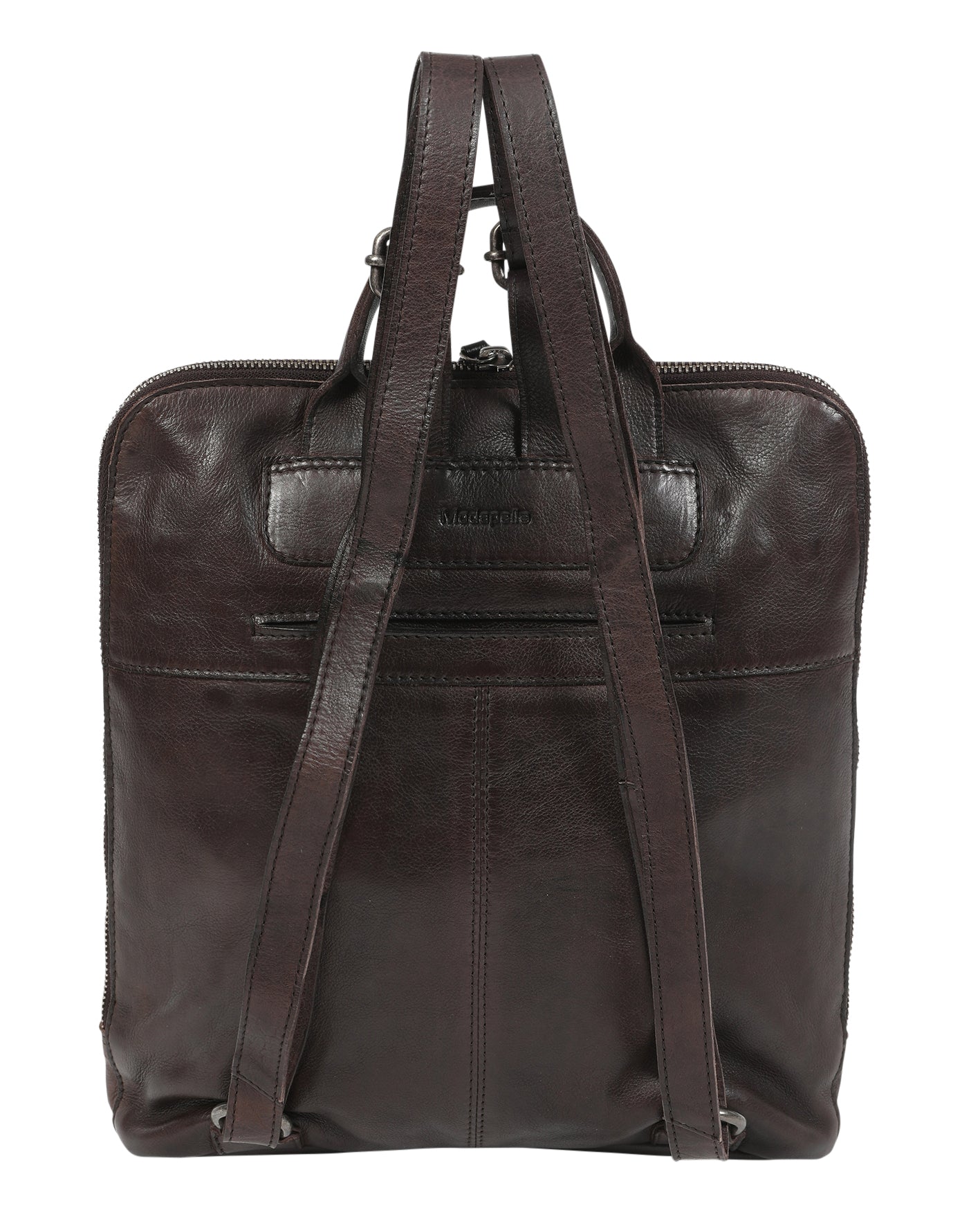 Coffee Leather backpack 