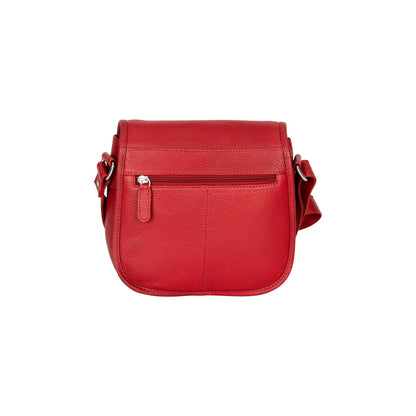 Wildera Leather “Lennon” Crossbody Bag – Full-Grain Leather Shoulder Bag