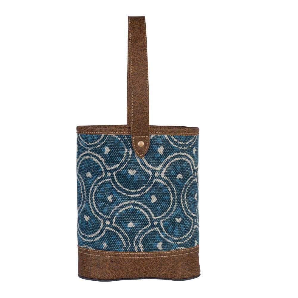 Cool Blue Wine Bag