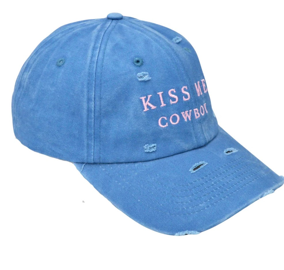 FAR MER by Whitney - Kiss Me Cowboy Cap