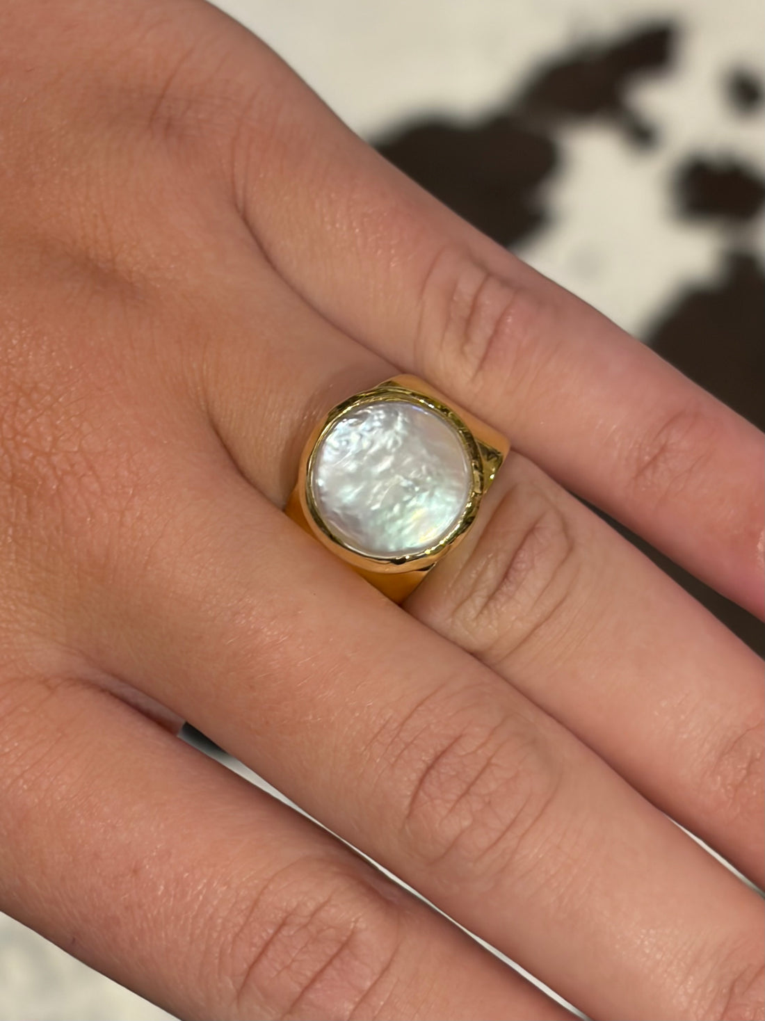 Yellow Plated Gold Ring