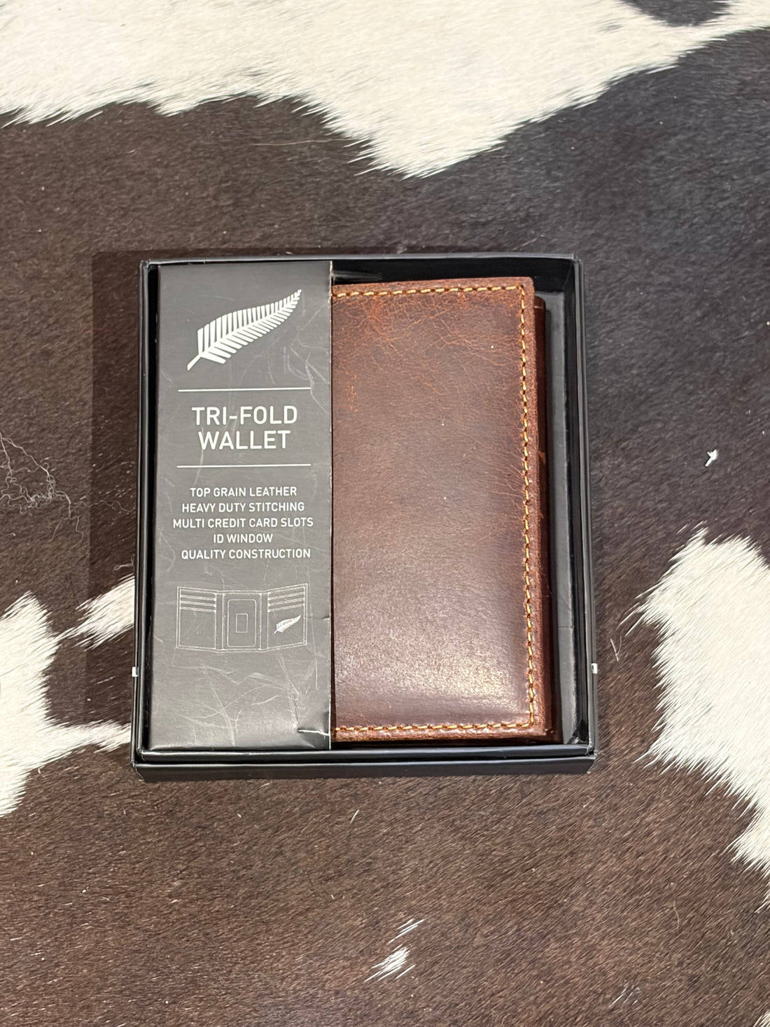 Tri-Fold Leather Wallet 