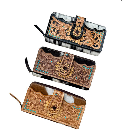 Sunflower Tooling Wallet - 