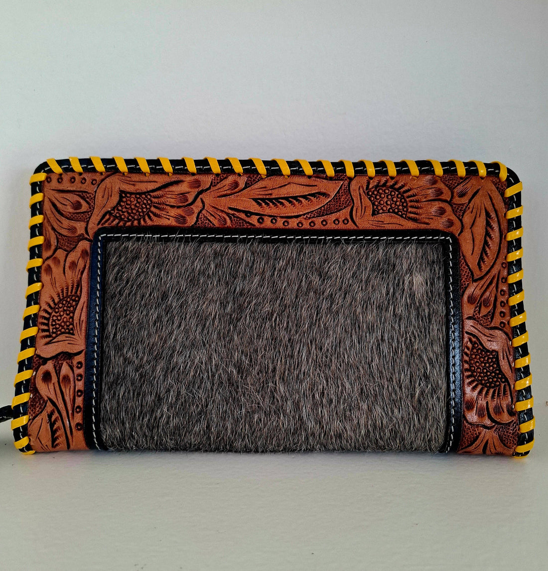 Genuine Cow Hide Clutch Purse