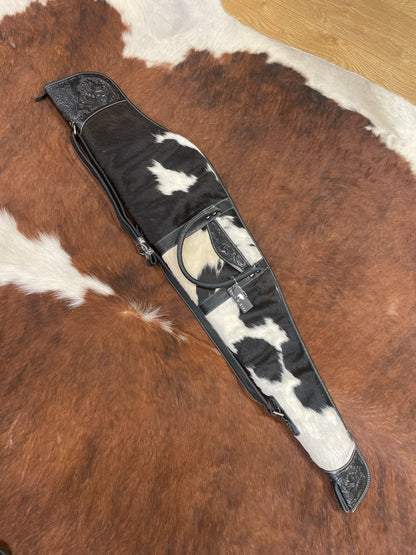Rifle / Gun Case Cowhide and Tooling - Gun