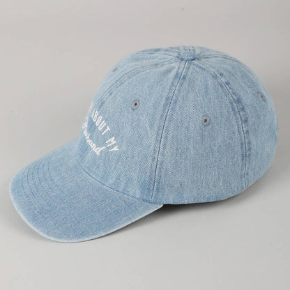Sorry About My Husband Embroidery Cap