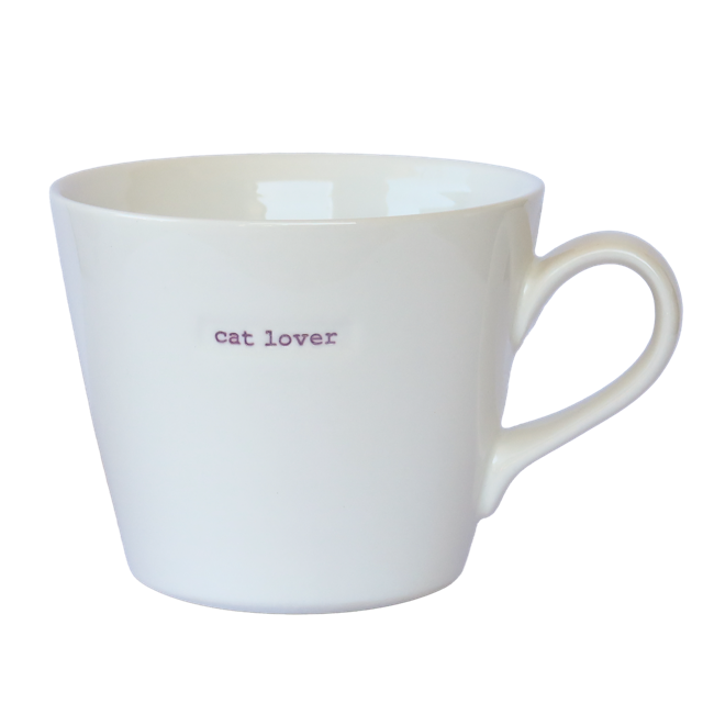 Cat Lover - 350ml Porcelain Mug - Keith Brymer Jones
