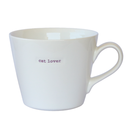 Cat Lover - 350ml Porcelain Mug - Keith Brymer Jones