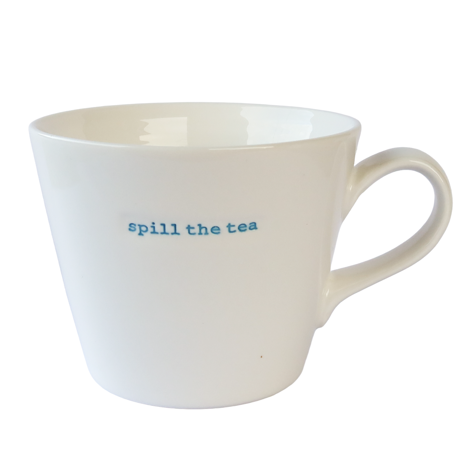 Spill the Tea - 350ml Porcelain Mug - Keith Brymer Jones