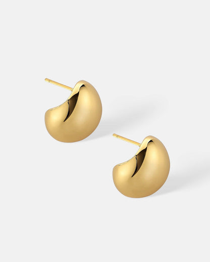 Mini Droplet 18K Gold Plated Earrings