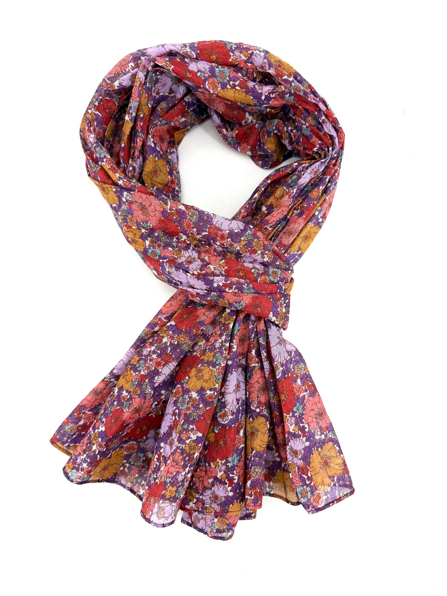 100% Indian cotton scarf - Women - Pareo  4