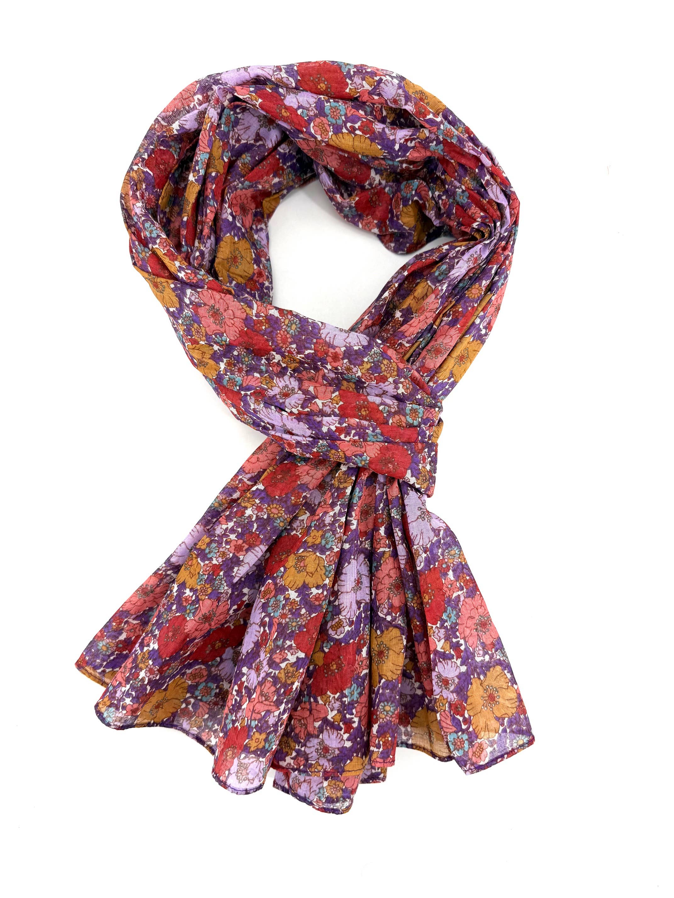 100% Indian cotton scarf - Women - Pareo  4