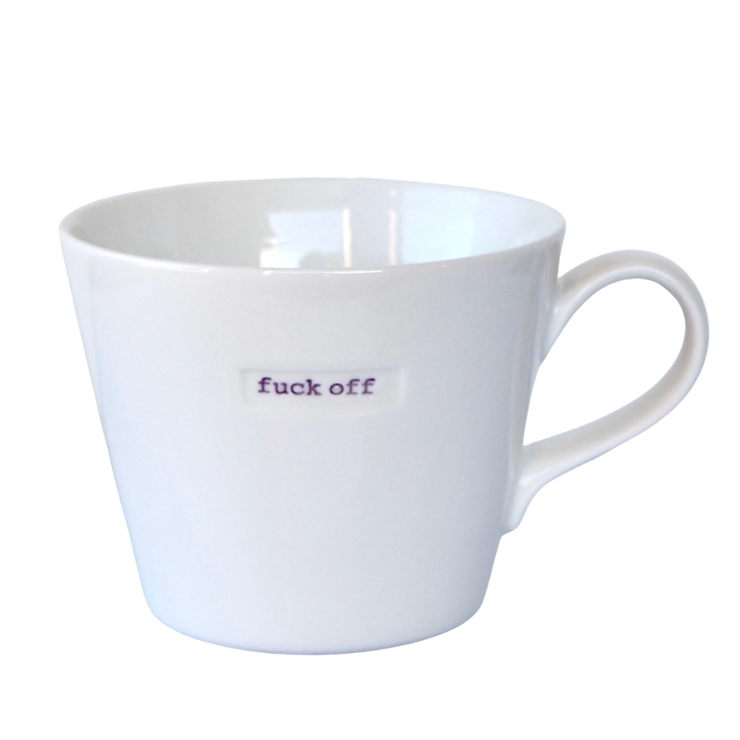 Fuck Off - 350ml Porcelain Mug - Keith Brymer Jones