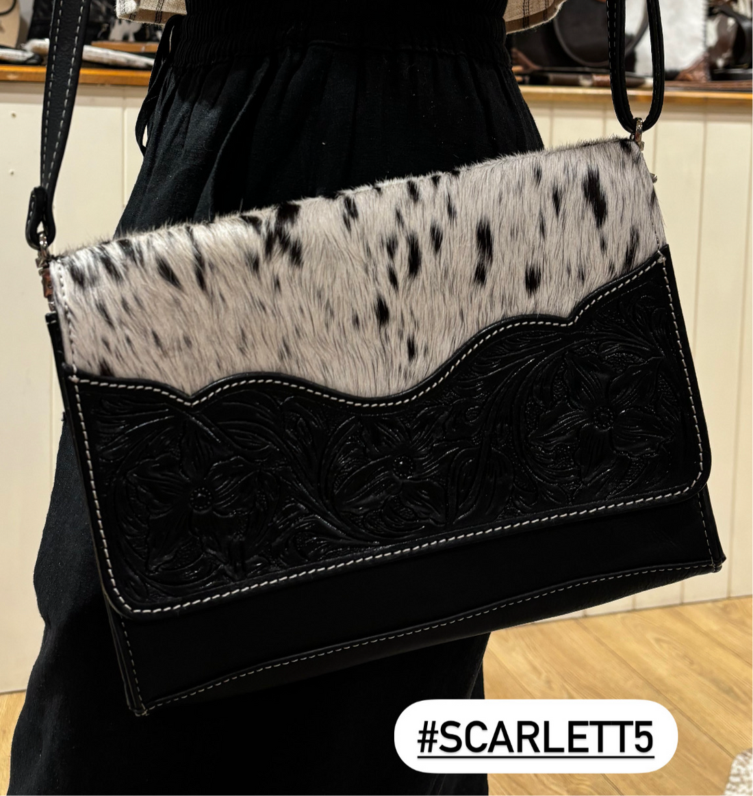 The Scarlett Handbag Hide and Leather 