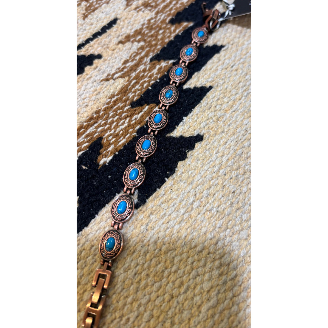 Turquoise Copper Bracelet 