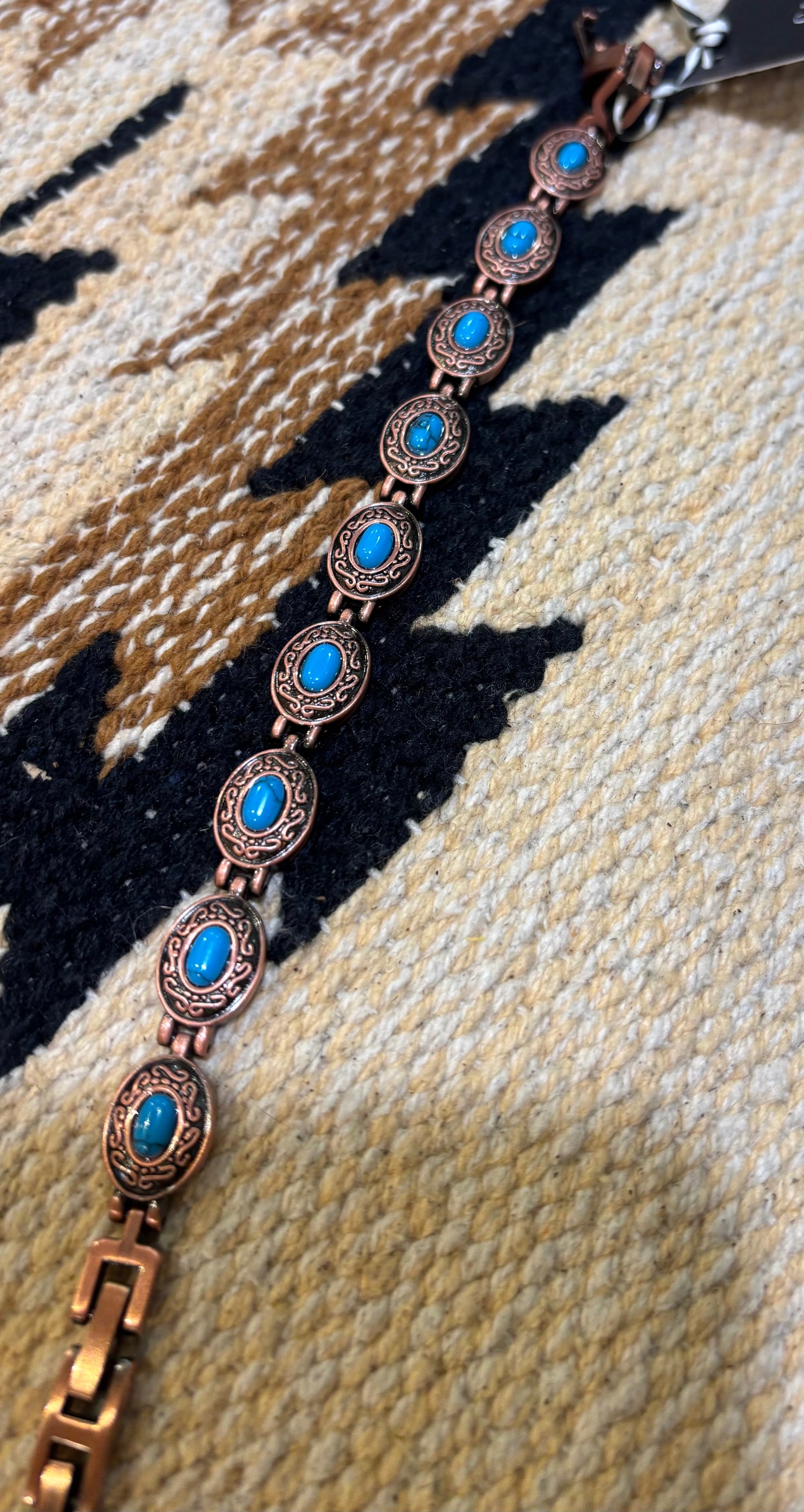 Turquoise Copper Bracelet 