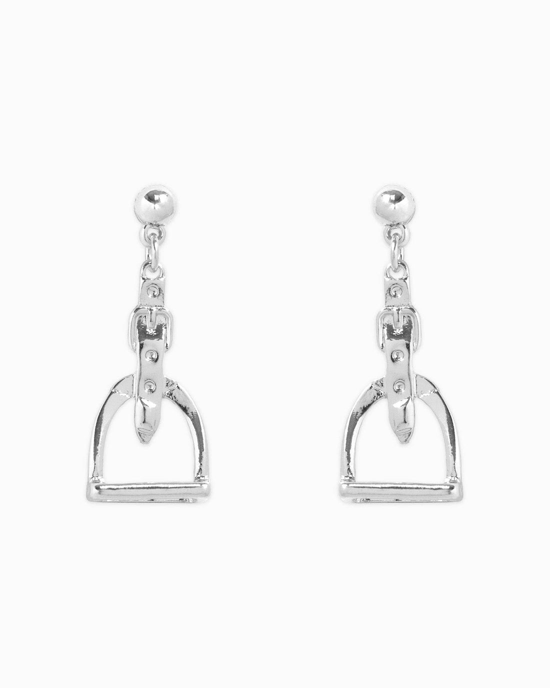 Western Stirrup Belt Drop Earrings