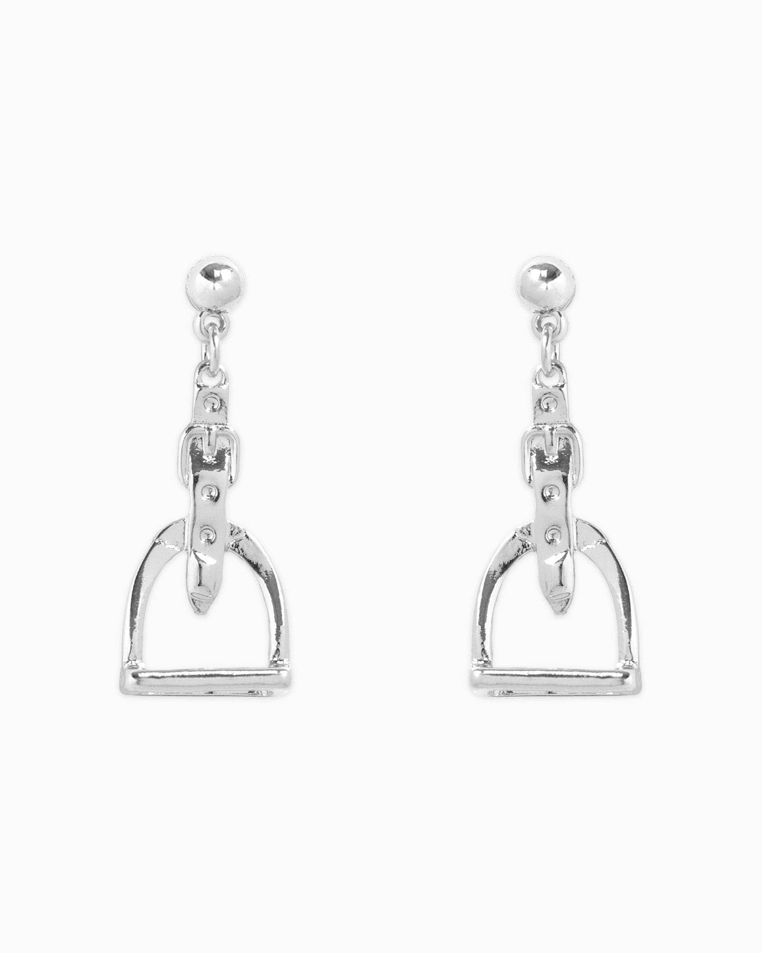 Western Stirrup Belt Drop Earrings