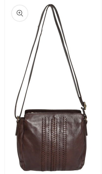 Vintage Leather Cross Body bag 