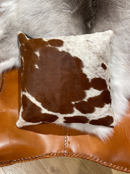 Hide and leather Cushion 