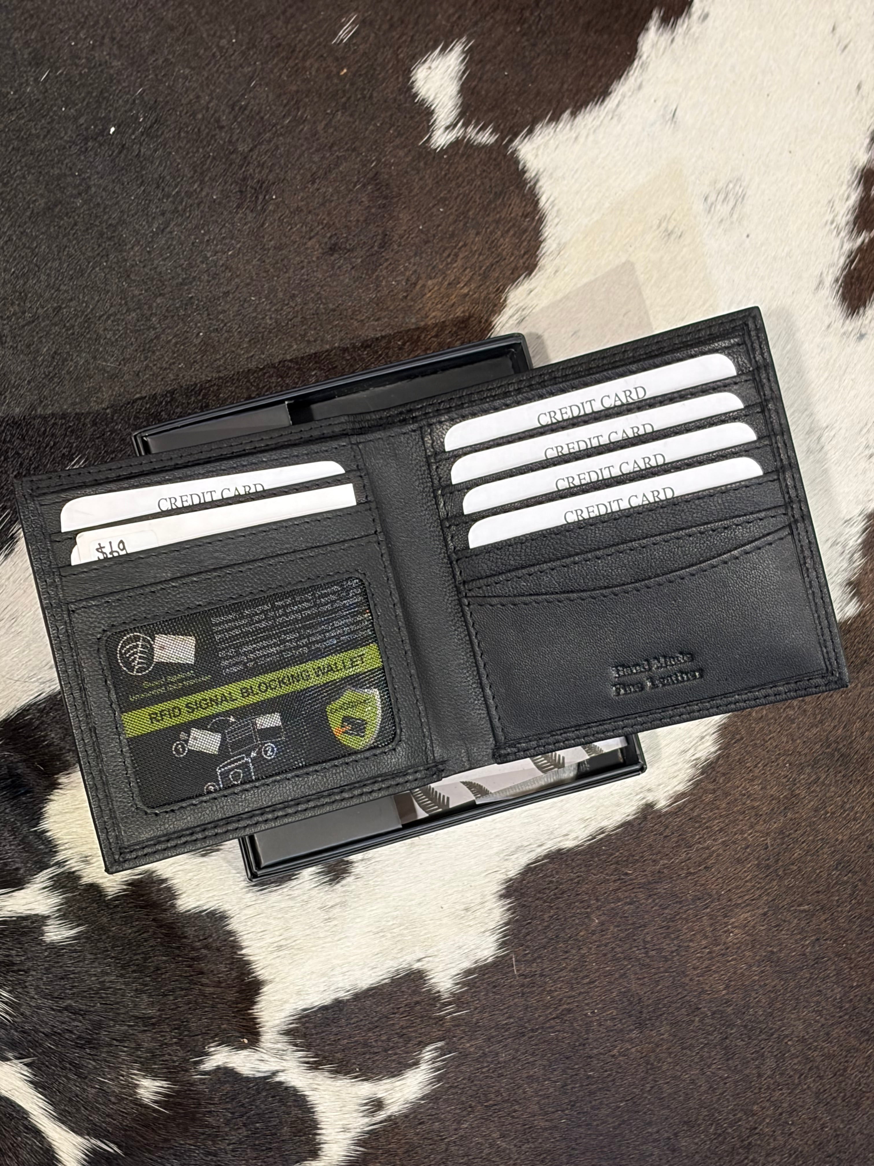 Bi-Fold Leather Wallet 