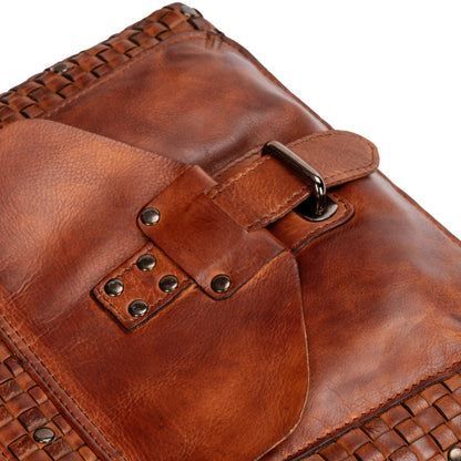Leather Shoulder Bag - Elsa Cognac WS005COG
