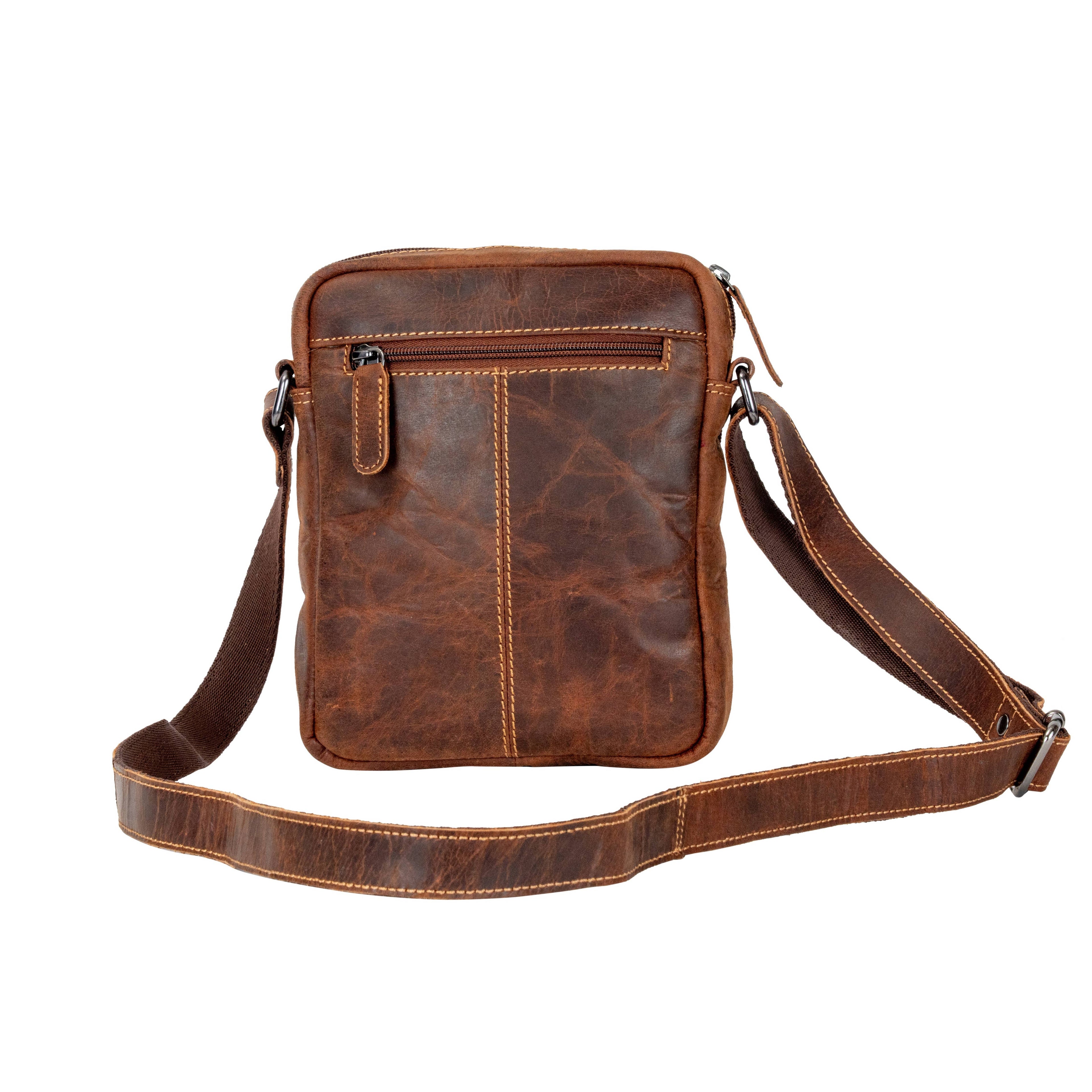 Greenwood Leather Dalton Vintage Messenger Bag