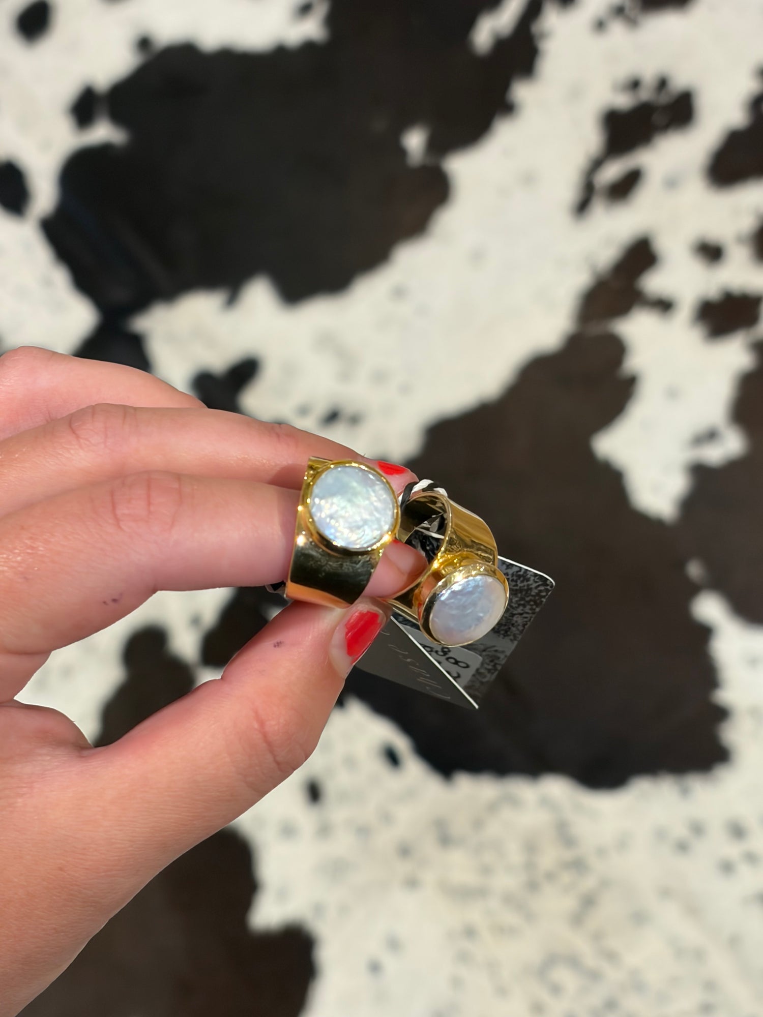 Yellow Plated Gold Ring 