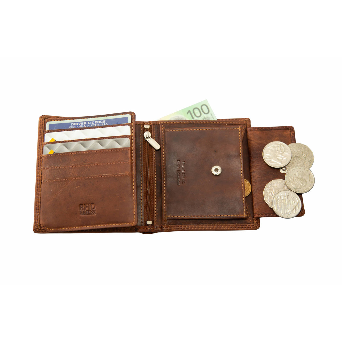 Leather Wallet Kingaroy - Sandal