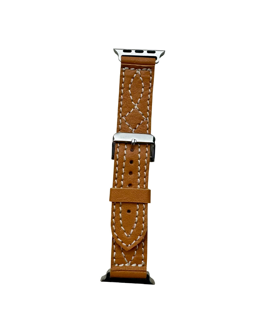 Boot Stitch Leather Apple Watch Strap - WS103/WS104