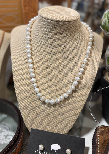 Freshwater Pearl necklace 9mm 