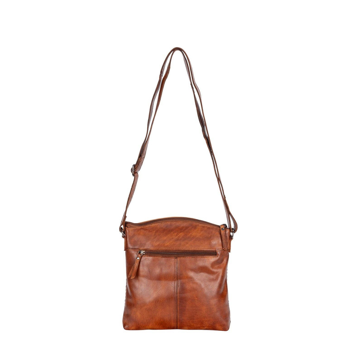 Leather Shoulder Bag - Elsa Cognac WS005COG