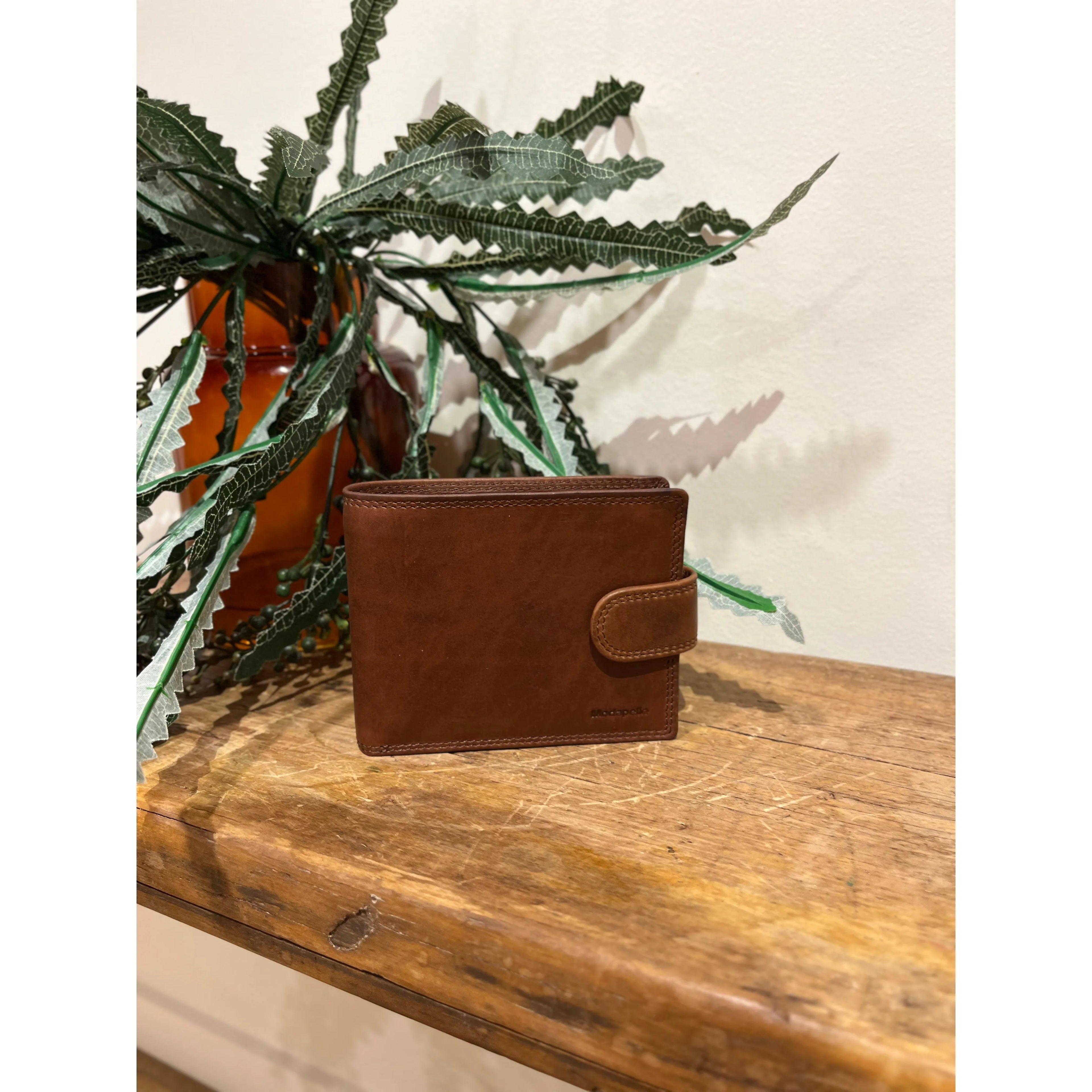 Plain Leather Wallet 