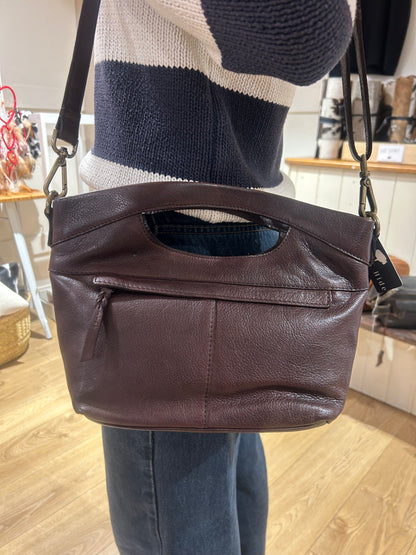 Weaved Leather Crossbody Handbag 