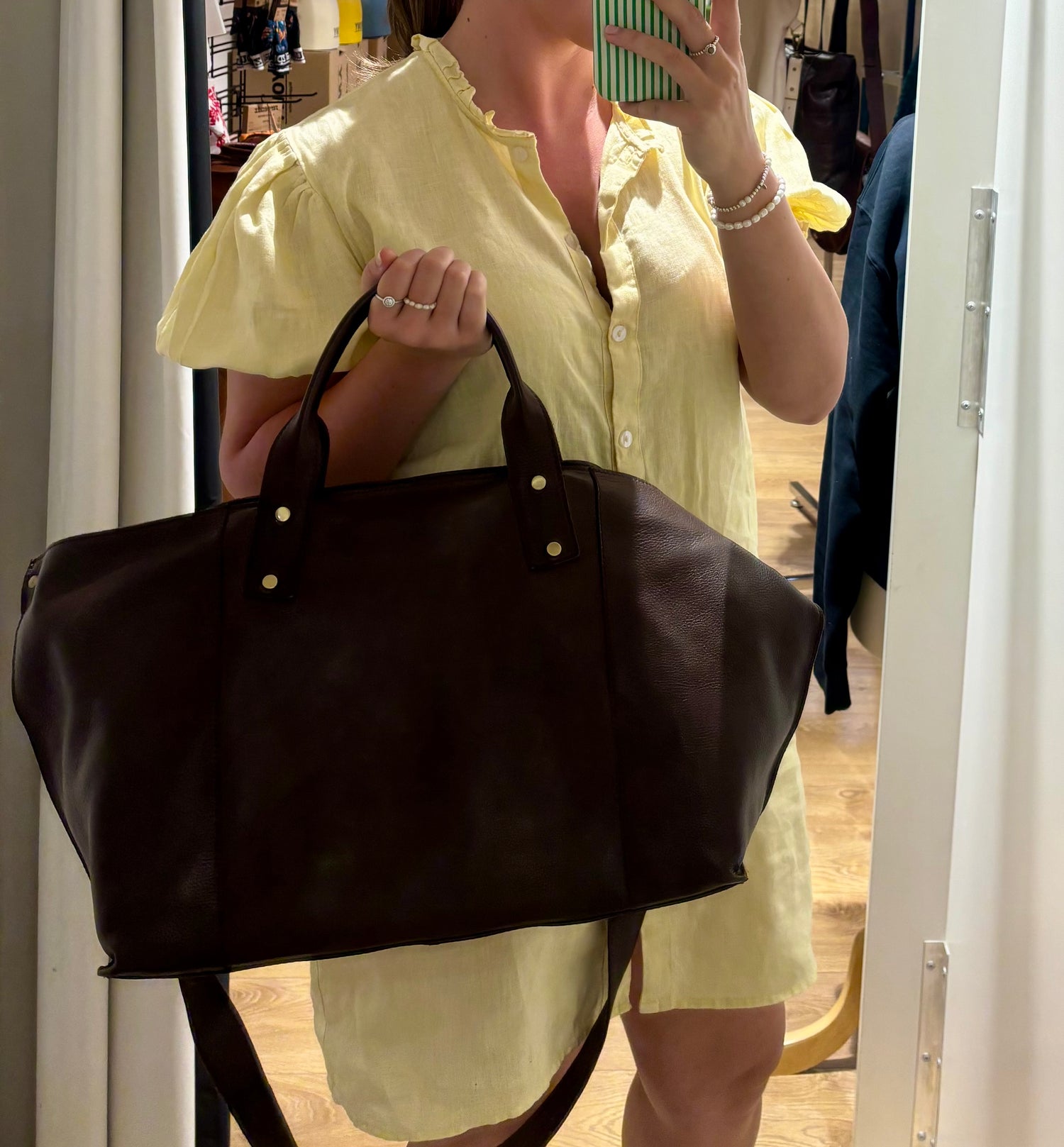 ‘Stay with me’ leather bag 