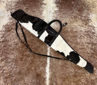 Rifle / Gun Case Cowhide and Tooling - Gun