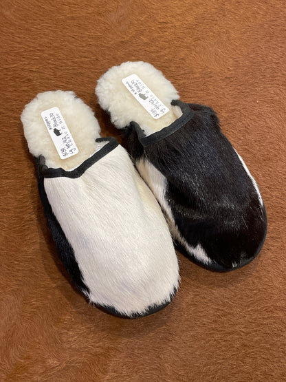 Cowhide Slippers