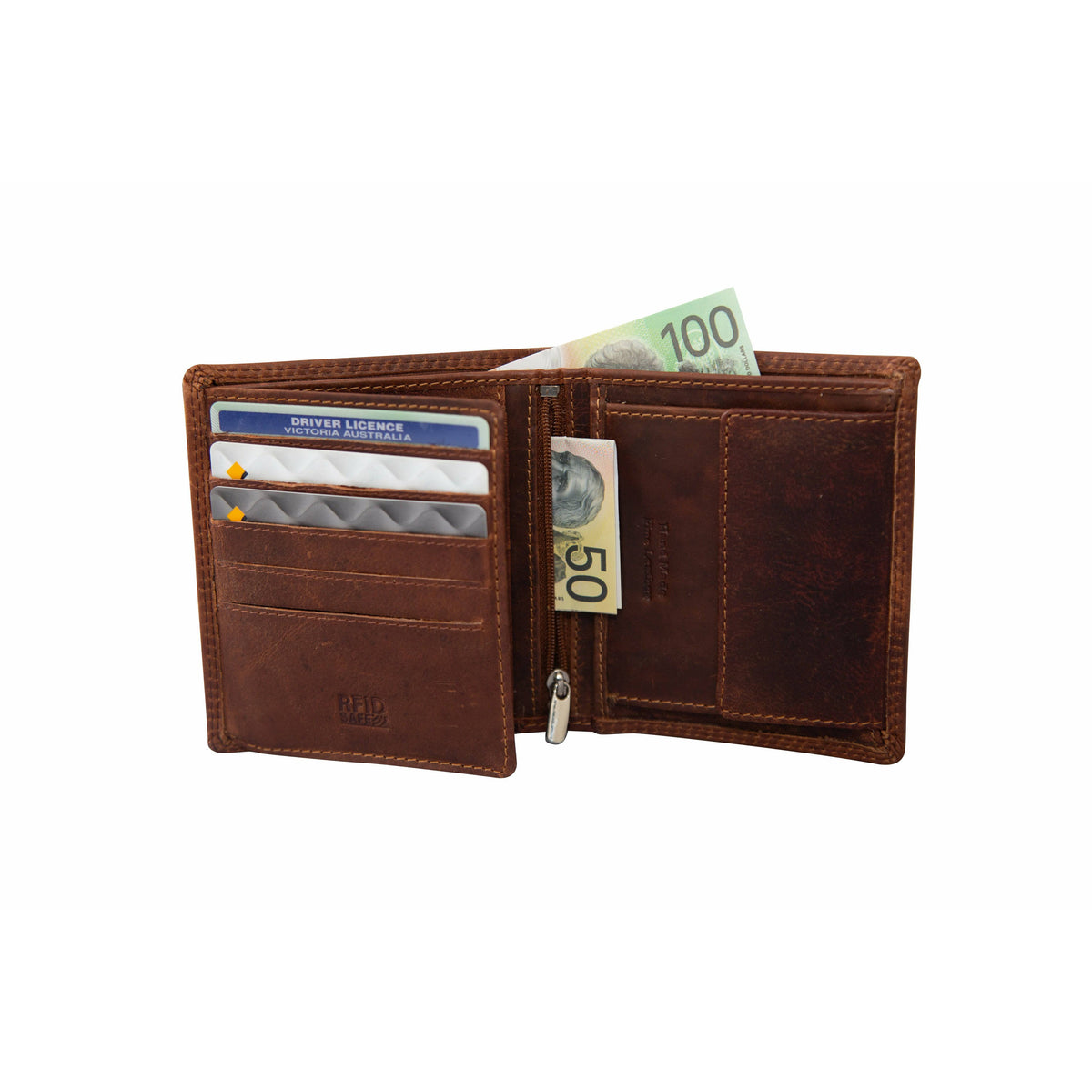 Leather Wallet Kingaroy - Sandal