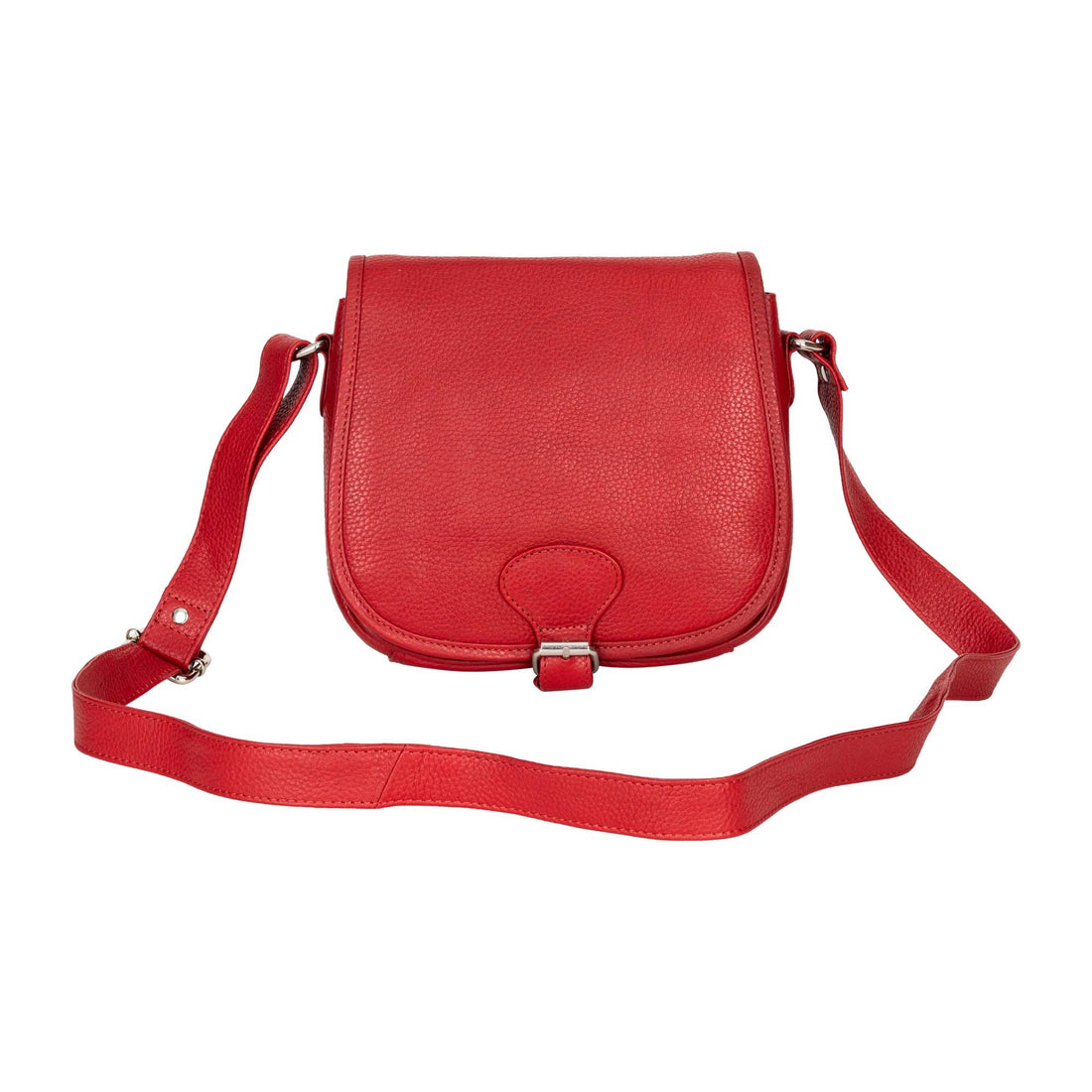 Wildera Leather “Lennon” Crossbody Bag – Full-Grain Leather Shoulder Bag