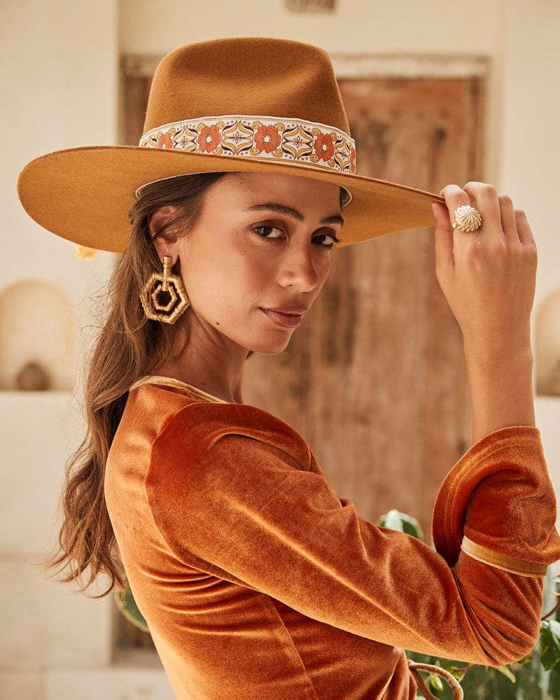 FBS x Nine Lives Bazaar – Rust - Festival Hat