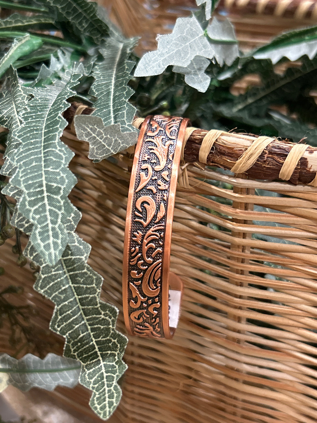 Copper Band Floral Thick