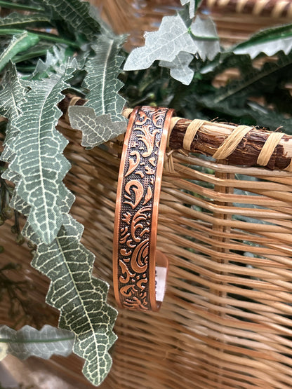 Copper Band Floral Thick 